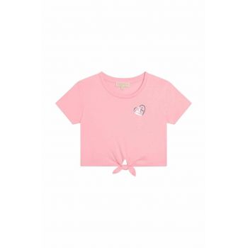 Michael Kors tricou copii culoarea roz ieftin