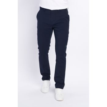 Pantaloni chino cu talie medie