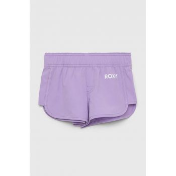 Roxy pantaloni scurti de baie copii culoarea violet ieftin