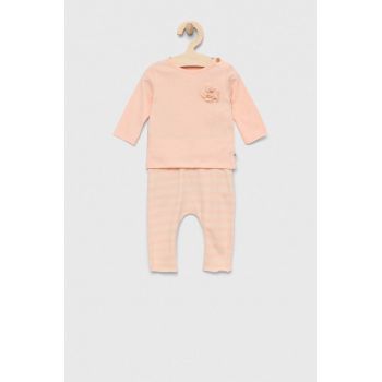 United Colors of Benetton compleu bebe culoarea roz ieftin