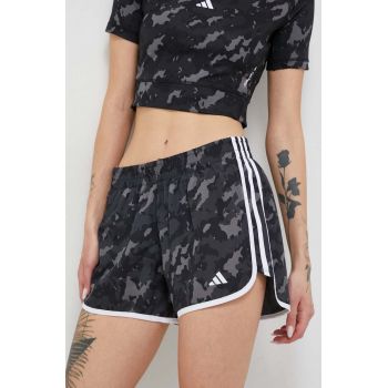 adidas Performance pantaloni scurți de alergare Marathon 20 culoarea negru, modelator, medium waist ieftini