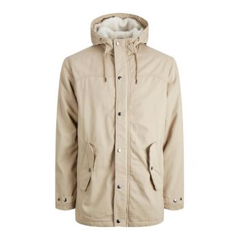 Jack & Jones - Geaca parka cu captuseala din material teddy