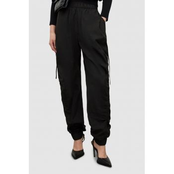 Pantaloni jogger cu segmente elastice