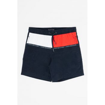 Pantaloni scurti de baie cu model colorblock