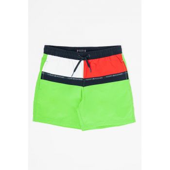 Pantaloni scurti de baie cu model colorblock