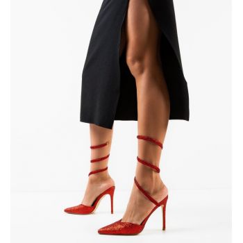 Pantofi dama Hallie Rosii ieftini