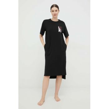 Dkny camasa de noapte femei, culoarea negru