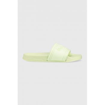 Pepe Jeans papuci SLIDER femei, culoarea verde, PLS70125 ieftini