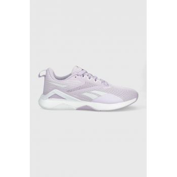 Reebok pantofi de antrenament Nanoflex TR 2.0 V2 culoarea violet