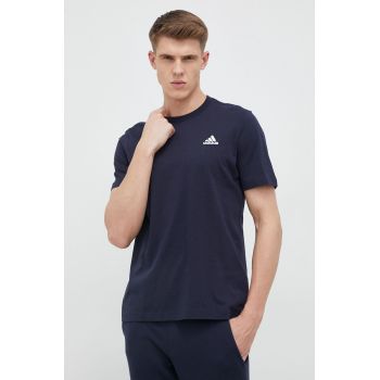 adidas tricou din bumbac culoarea bleumarin, uni HY3404 ieftin