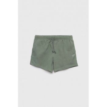 Reebok Classic pantaloni scurti din bumbac culoarea verde