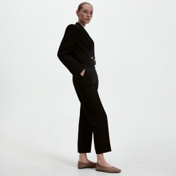 Reserved - Pantaloni eleganți, la dungă - Negru