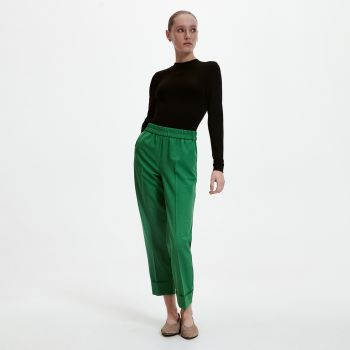 Reserved - Pantaloni eleganți, la dungă - Verde