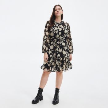 Reserved - Rochie mini cu model - Negru Reserved - Rochie mini cu model - Negru