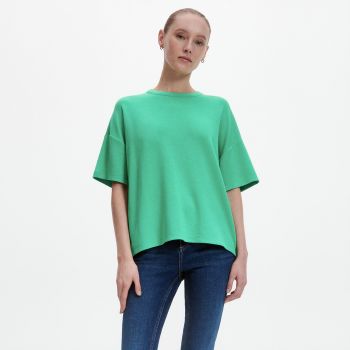 Reserved - Tricou boxy - Verde