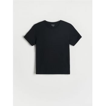 Reserved - Tricou din bumbac - negru de firma original