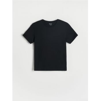 Reserved - Tricou din bumbac - Negru