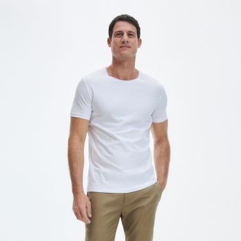 Reserved - Tricou slim - Alb