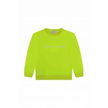 Marc Jacobs bluza copii culoarea galben, cu imprimeu ieftina