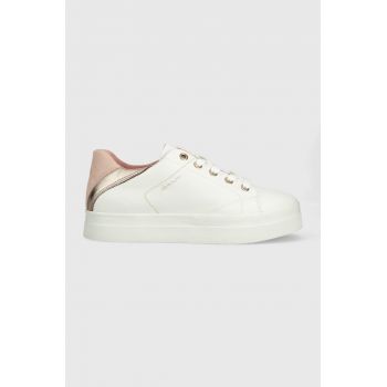 Gant sneakers din piele Avona culoarea alb, 26531921.G268