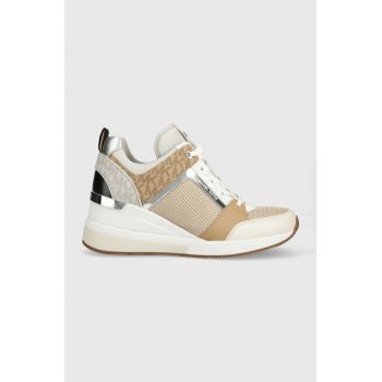 MICHAEL Michael Kors sneakers Georgie culoarea bej, 43S3GEFS1D
