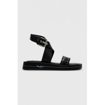 Pepe Jeans sandale SUMMER femei, culoarea negru, PLS90579 ieftine