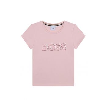 Tricou cu decolteu la baza gatului si logo