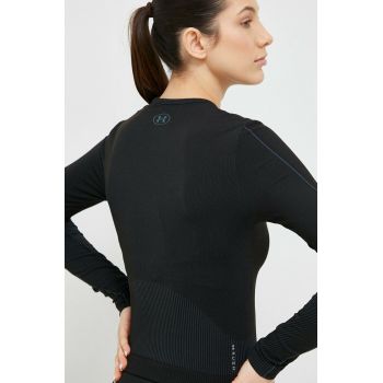 Under Armour mânecă lungă de antrenament Rush culoarea negru