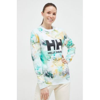 Helly Hansen hanorac de bumbac femei, cu imprimeu 34261.-853