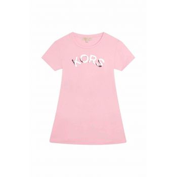 Michael Kors rochie fete culoarea roz, mini, drept ieftina