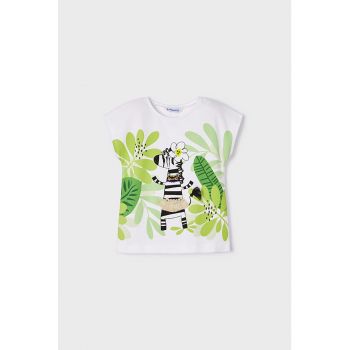 Tricou de bumbac cu model grafic