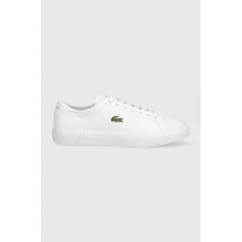 Lacoste sneakers din piele GRIPSHOT culoarea alb, 41CMA0014