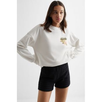 Bluza sport cu maneci cazute Beach