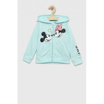 GAP bluza copii x Disney cu glugă, cu imprimeu