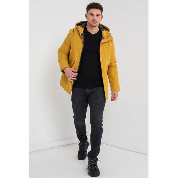 Jack & Jones - Geaca parka cu gluga si fermoar Saka