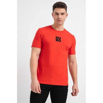 Tricou regular fit cu logo Decali