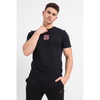 Tricou regular fit cu logo Decali