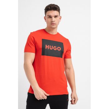 Tricou regular fit cu aplicatie logo Dulive