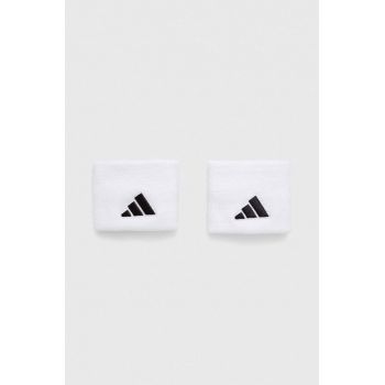 adidas Performance benzi pentru încheietură 2-pack Tennis culoarea alb HT3910