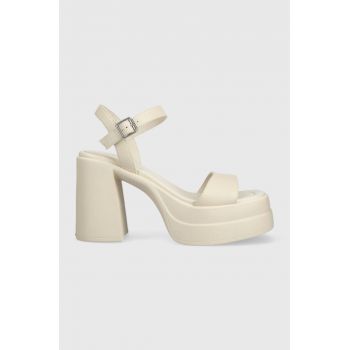 Aldo sandale de piele Taina culoarea bej, 13573915.Taina