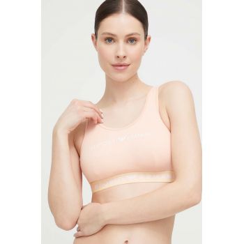 Emporio Armani Underwear sutien culoarea roz ieftin