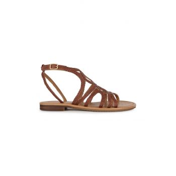 Geox sandale de piele D SOZY S femei, culoarea maro, D35LXA 00081 C0013 ieftine