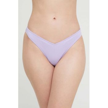 Hollister Co. bikini brazilieni culoarea violet ieftin