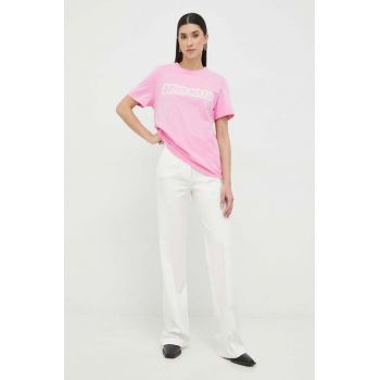 Miss Sixty tricou din bumbac culoarea roz