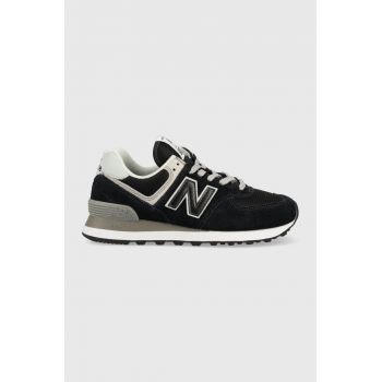 New Balance sneakers WL574EVB culoarea negru WL574EVB-EVB