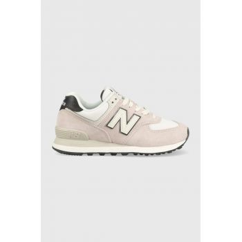 New Balance sneakers WL574PB culoarea roz WL574PB-4PB