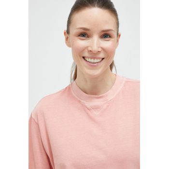 Reebok Classic tricou din bumbac culoarea roz