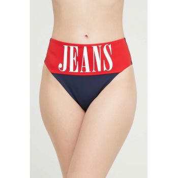 Tommy Jeans bikini brazilieni culoarea albastru marin ieftin