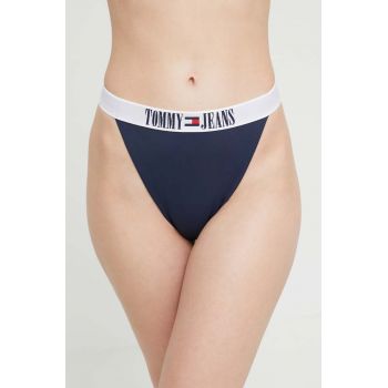 Tommy Jeans bikini brazilieni culoarea albastru marin ieftin