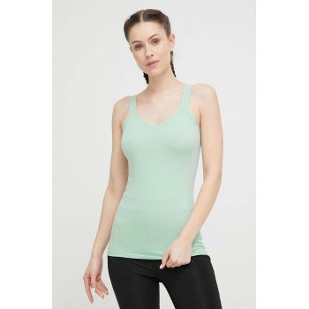 United Colors of Benetton top femei, culoarea verde